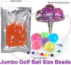 Jumbo Water Beads Expand to Golf Ball Size
